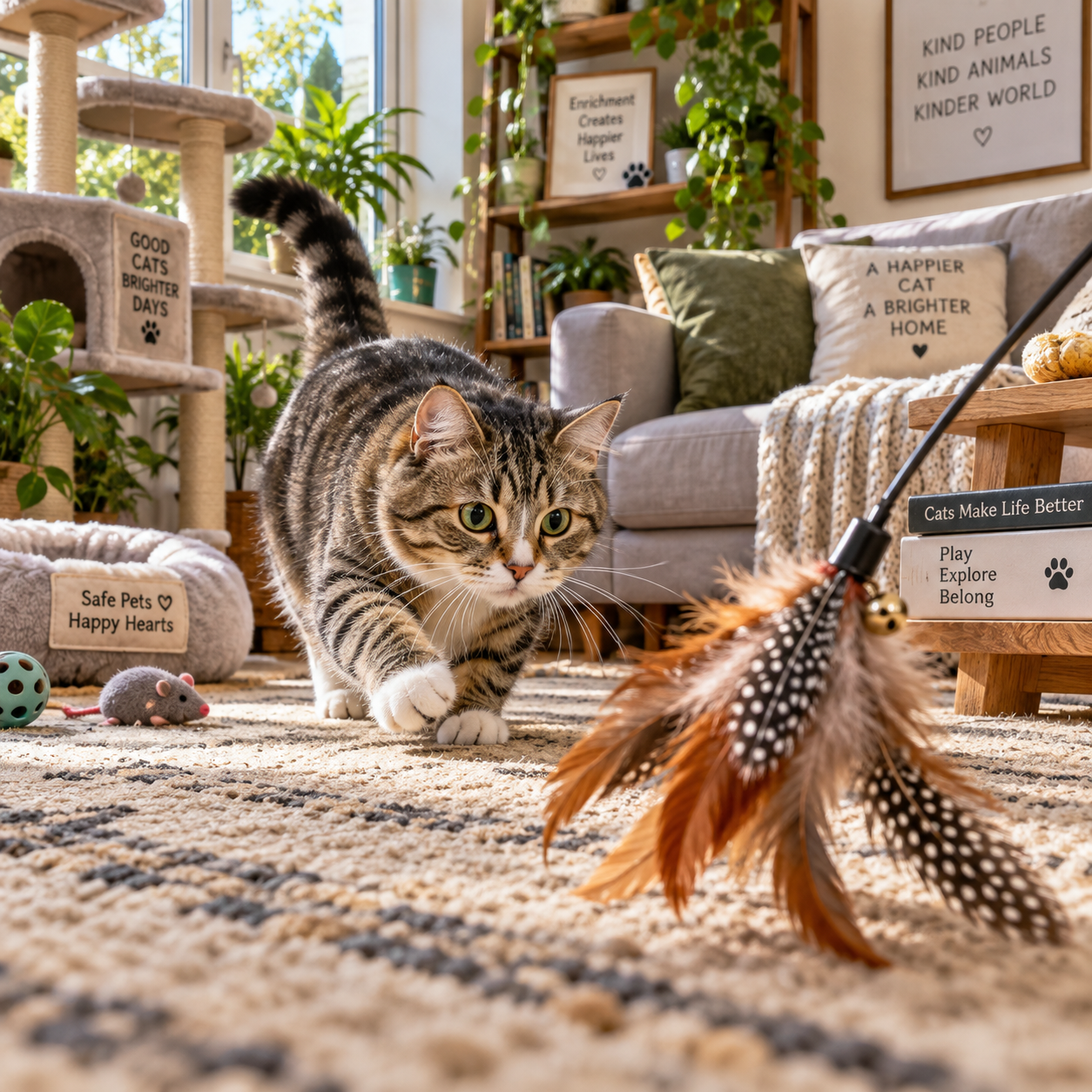 Los mejores juguetes interactivos para gatos que estimulan su instinto cazador